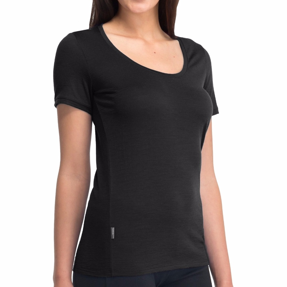 Icebreaker Tech Shirt - Merino Wool, Scoop Neck