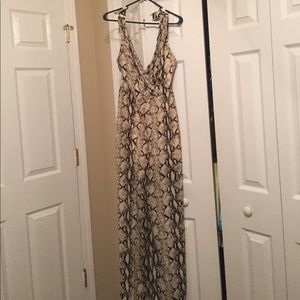 Snakeskin jumpsuit