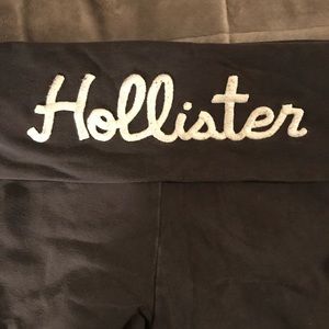 Dark grey Hollister flare yoga pants