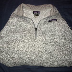Grey Patagonia quarter zip