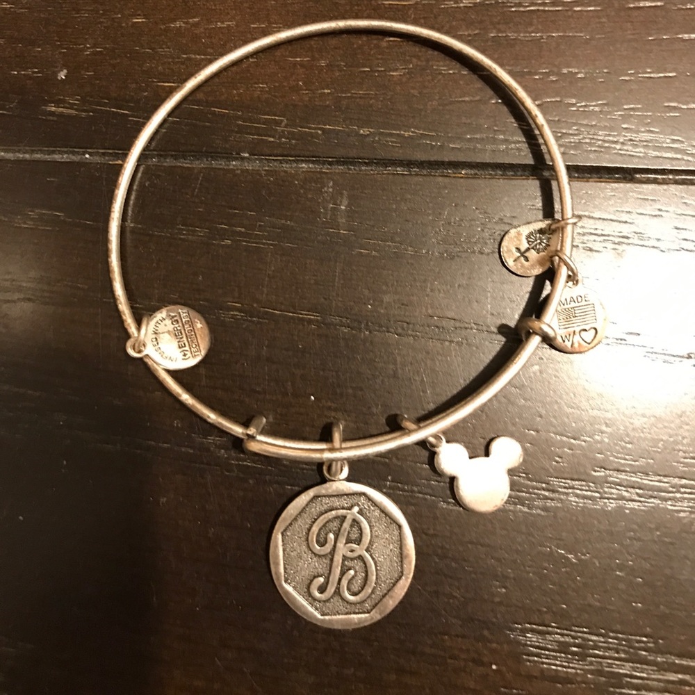 Alex&Ani Disney Bangle with Initial B