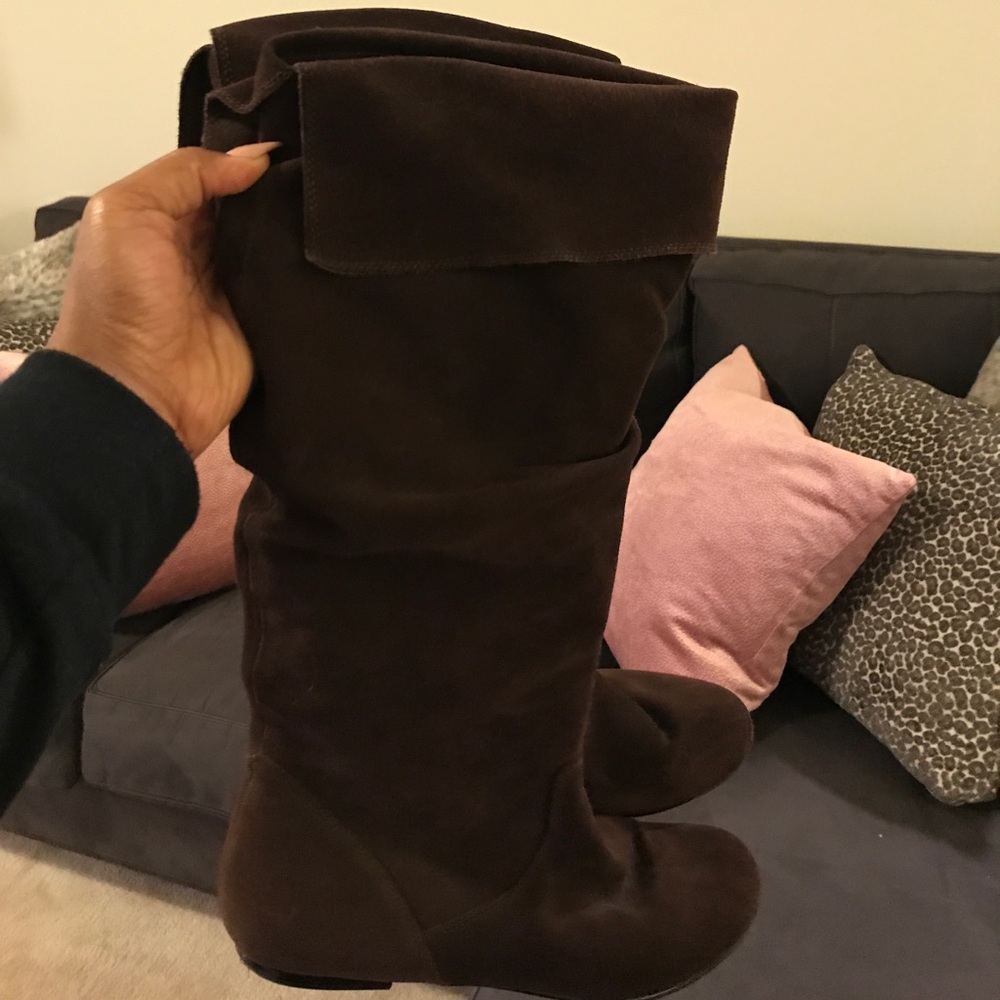 Chocolate Slouch boot