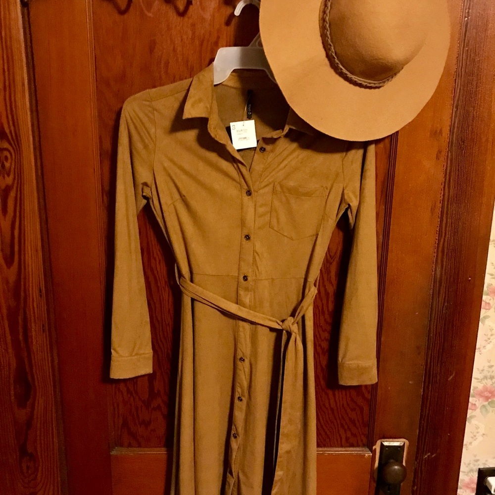 Long suede dress Yoyo 5