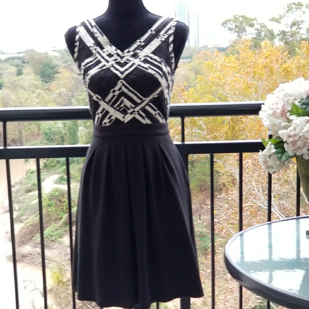 Anthropologie Postage Stamp Brand Dress