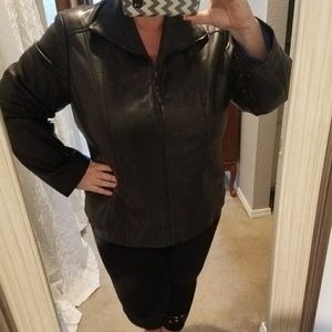 NWOT Wilson's Black Leather Jacket