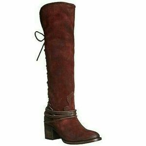 Freebird Coal Corset Boots Sz. 9