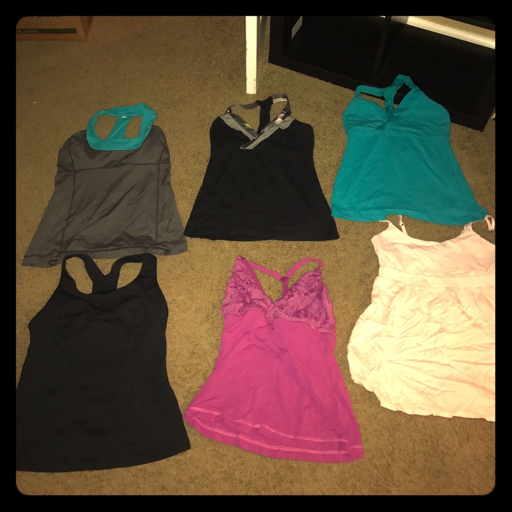 Lot of Lululemon tops