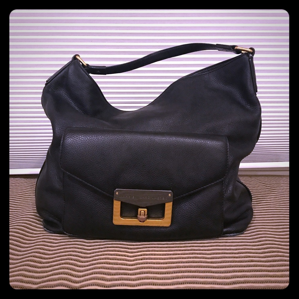 Marc by Marc Jacobs Black Leather Shoulder Bag