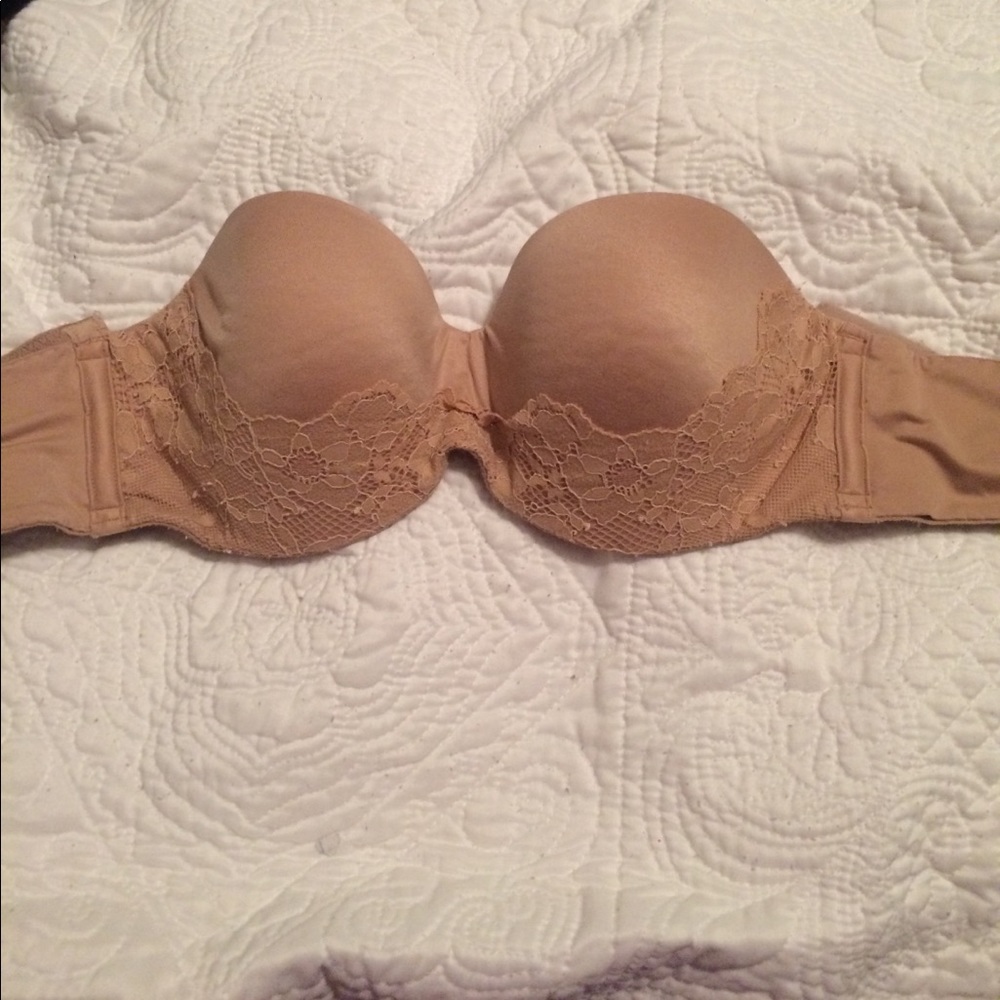 Victoria’s Secret strapless bra. So comfortable!