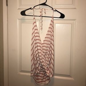 *NEW WITH TAGS* Planet Blue Halter Top Size M