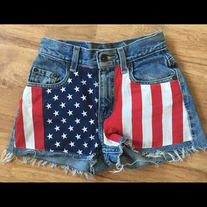 Riley denim shorts