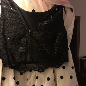 I have a polka dot skirt set that is very nice.