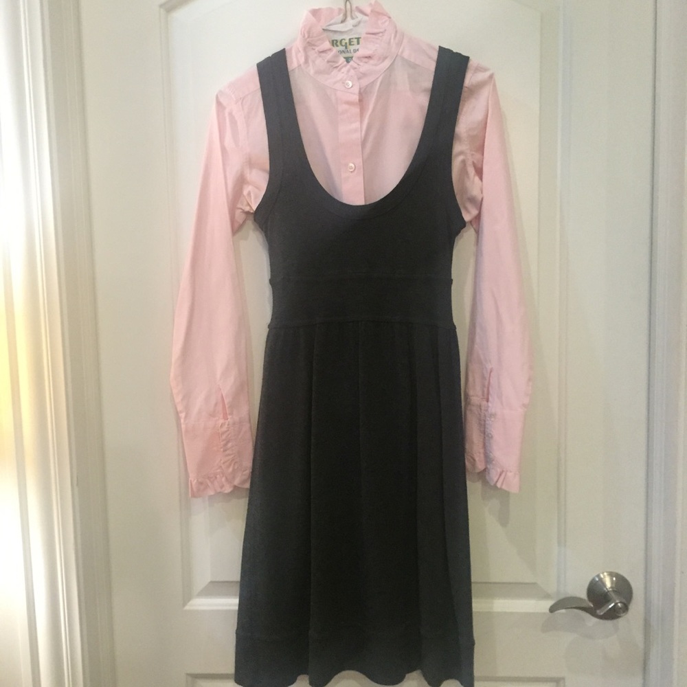 Anthropologie Gray Stretch Dress. Very Versatile!
