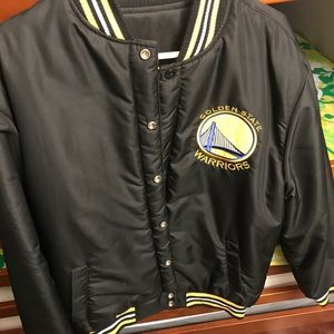 Golden state warriors bomber jacket
