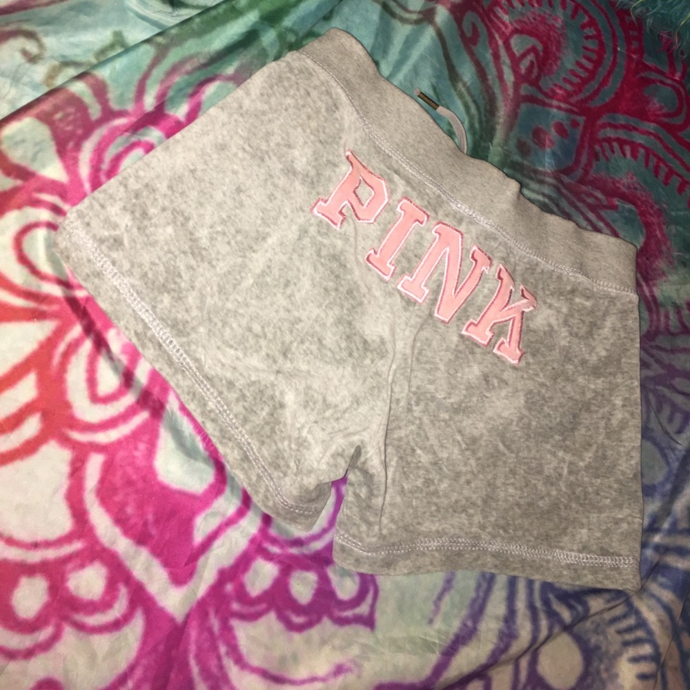 PINK sweater and shorts