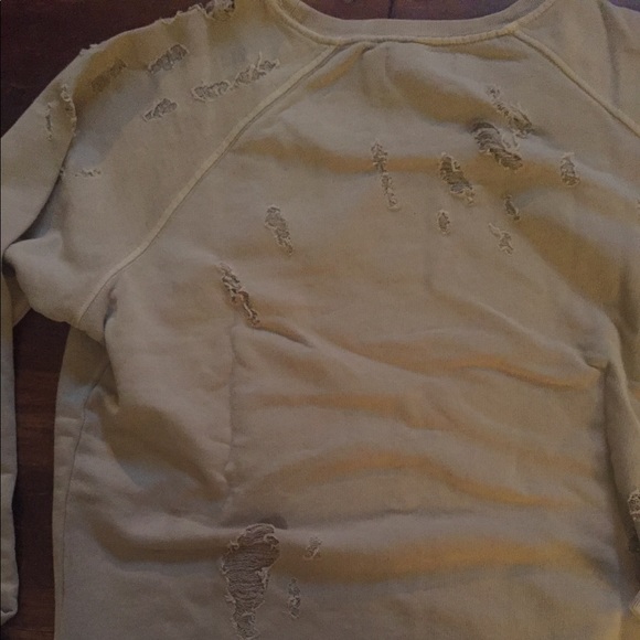 Sincerely Jules Destroyed Cotton Sweatshirt - Picture 7 of 7