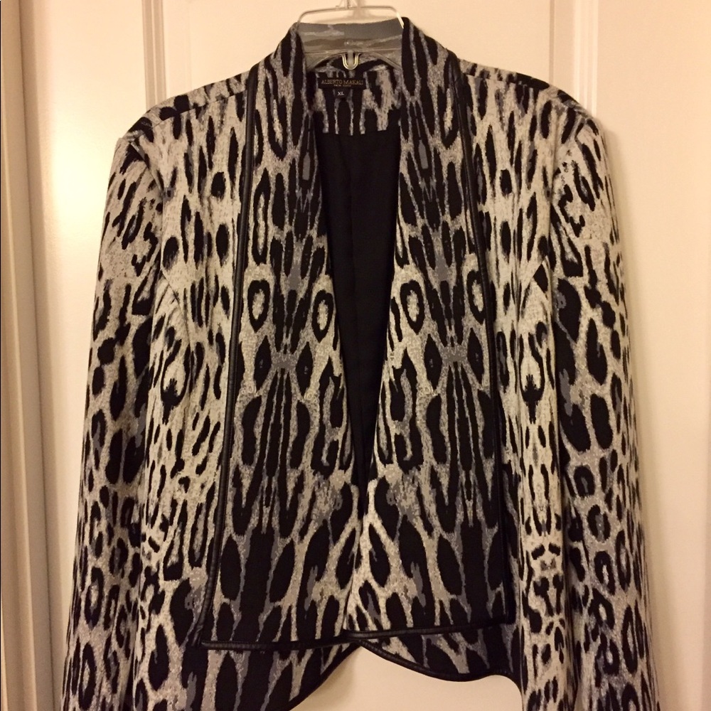 Alberto Makali leopard jacket