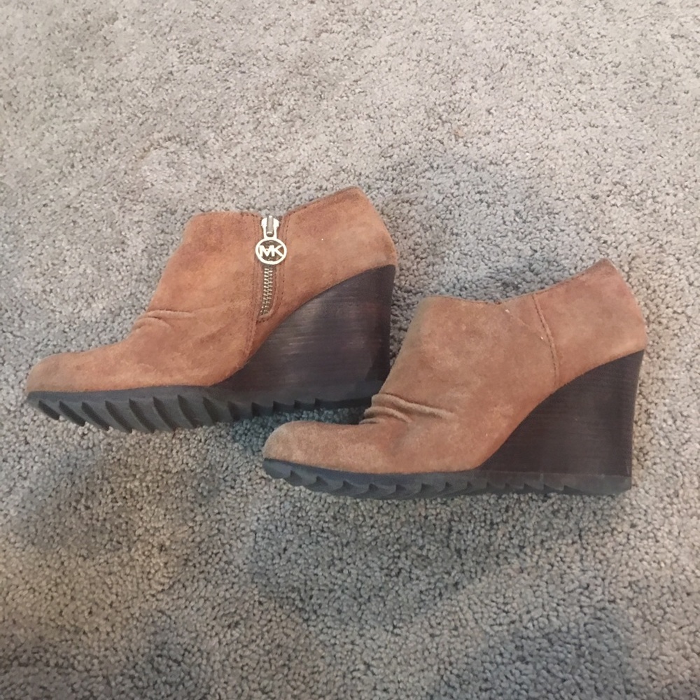 Michael Kors Brown Booties