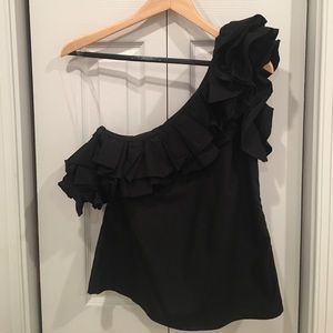 Off the Shoulder Ruffle Blouse