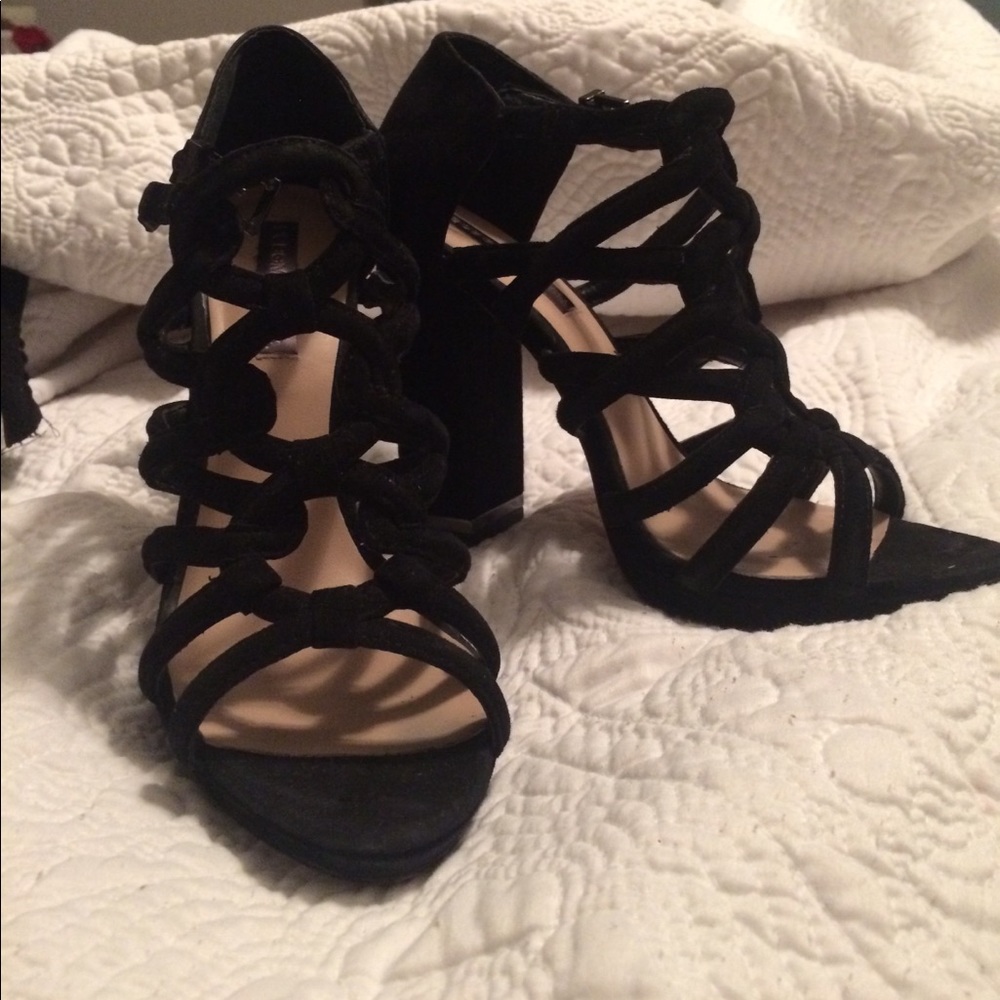 Black BCBG heels