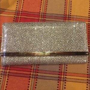 Authentic Jimmy Choo glitter sparkle clutch Authentic Jimmy Choo glitter sparkle clutch