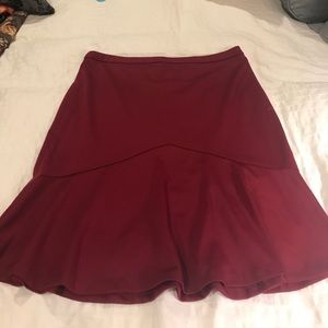 Limited skirt burgundy sz 8 Limited skirt burgundy sz 8