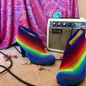 United nude rainbow booties