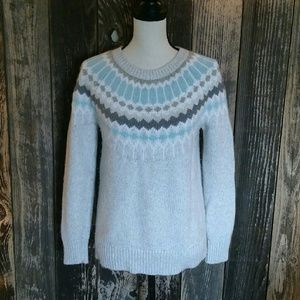 βBanana Republic Fair Isle Nordic Pullover Sweater βBanana Republic Fair Isle Nordic Pullover Sweater