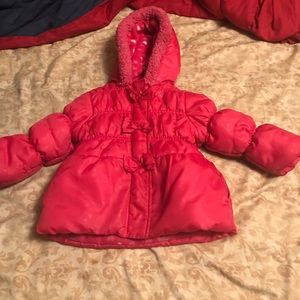 2t pink winter jacket