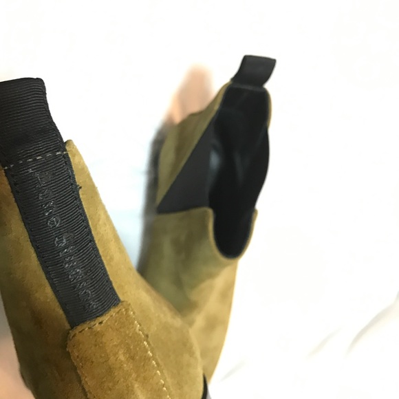 NWOB Acne Studios Camel Suede Jensen Boots Size 7 - Picture 5 of 6