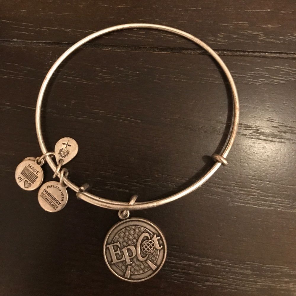 Alex&Ani Disney Bangle w/ Epcot Charm