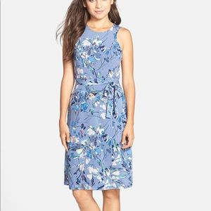 BCBG Faux wrap dress with tie / belt