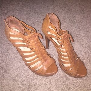 Lace Platform Open Toe Jessica Simpson Heels