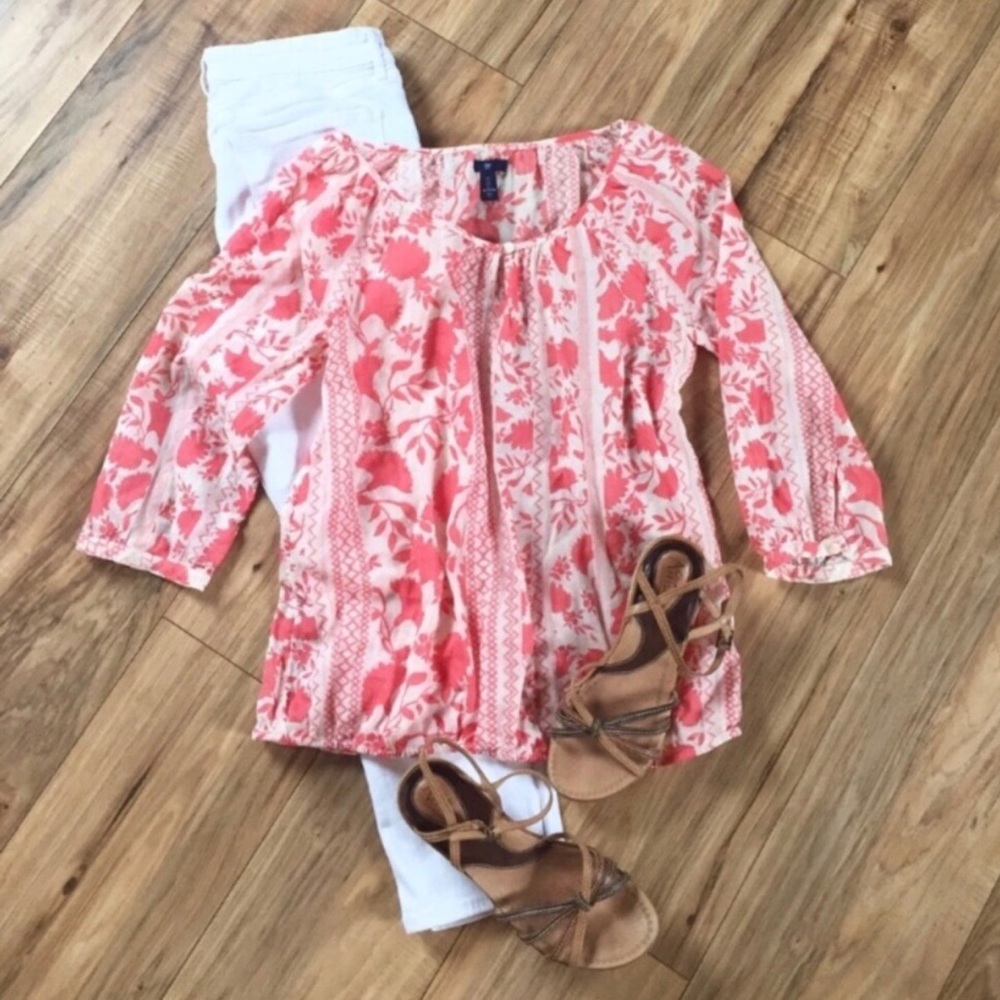 Gap Floral Tunic Shirt