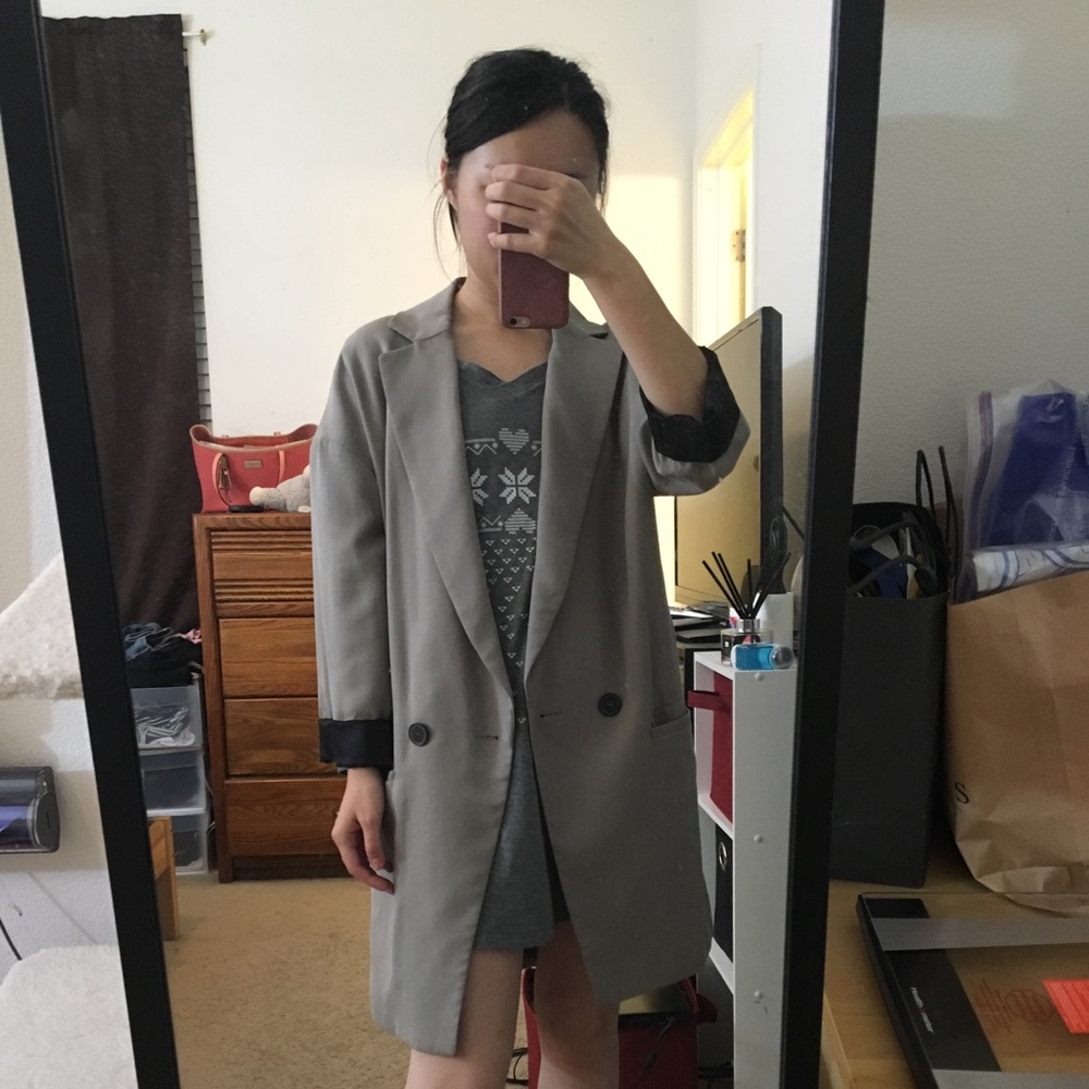 Zara boyfriebd style jacket size xs