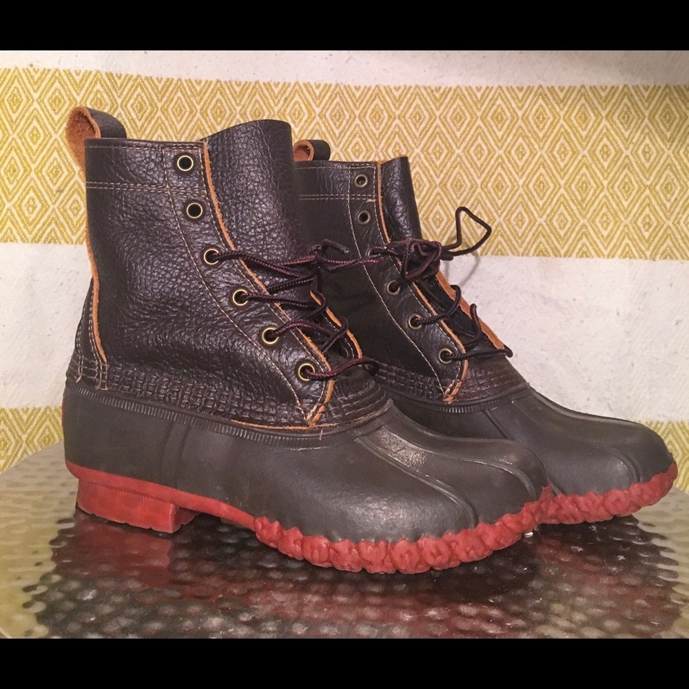 L.L.Bean Boots, Bison Leather 8"