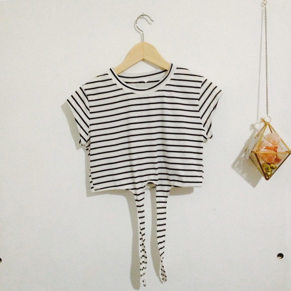 Stripe crop top