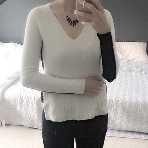 Madewell Merino Wool V-neck Top