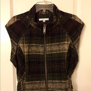 CAbi plaid vest