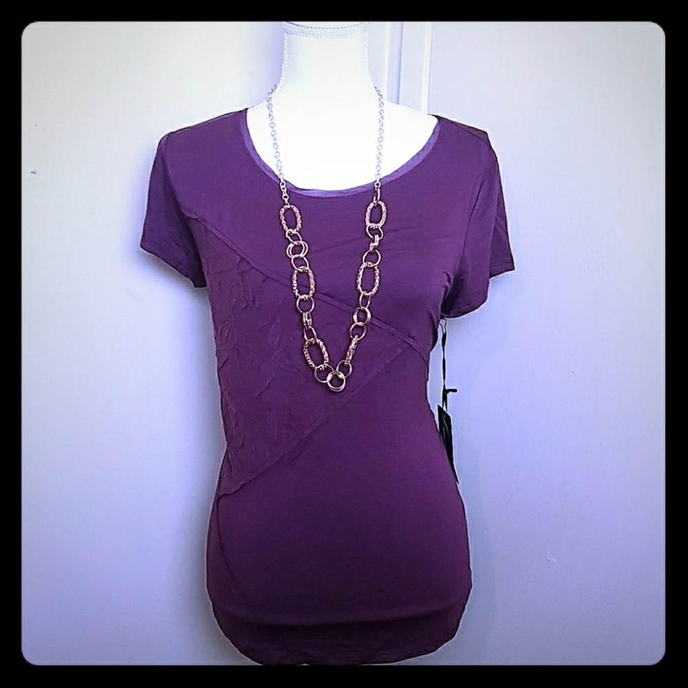 Vera Wang mauve blouse