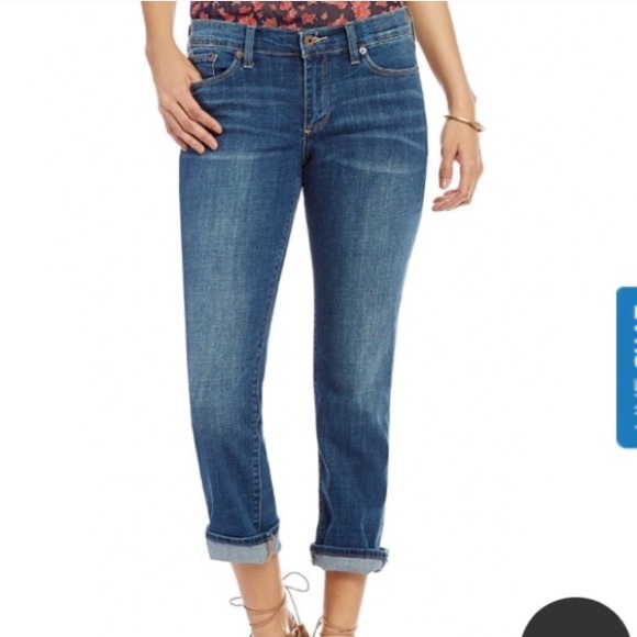 Lucky Brand Denim - Lucky Brand Boy friend Crop jeans.