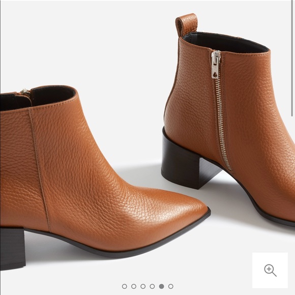 Everlane Shoes - BNIB EVERLANE “the boss” boot in pebbled Cognac 6
