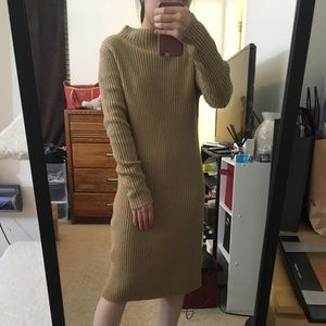 Uniqlo turtle neck knit dress size xs