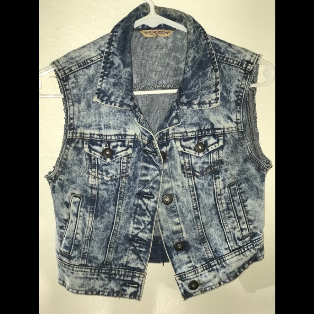 Vest Jean Material