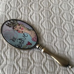 Vintage hand mirror