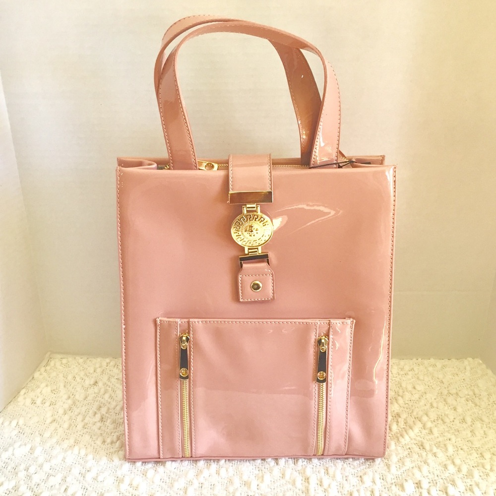 NWT Beautiful Pink and Gold Purse