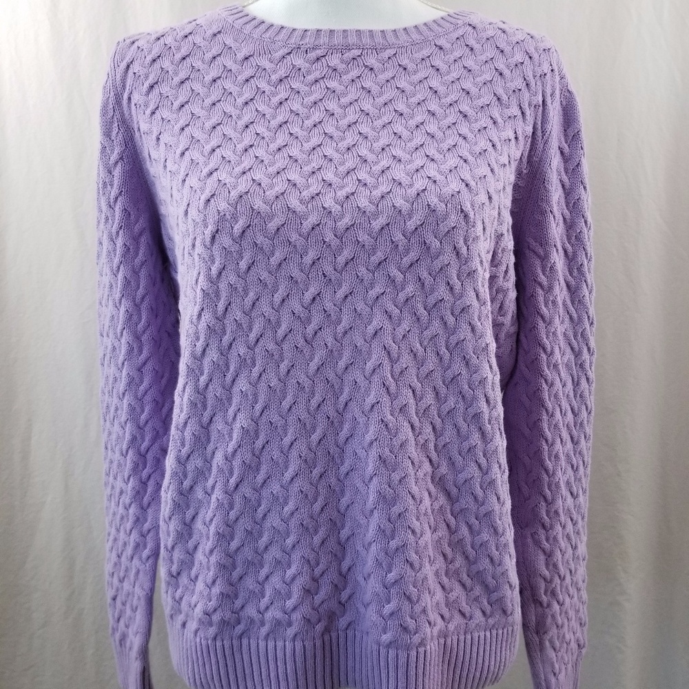NWT~Croft & Barrow Purple/Lilac Sweater