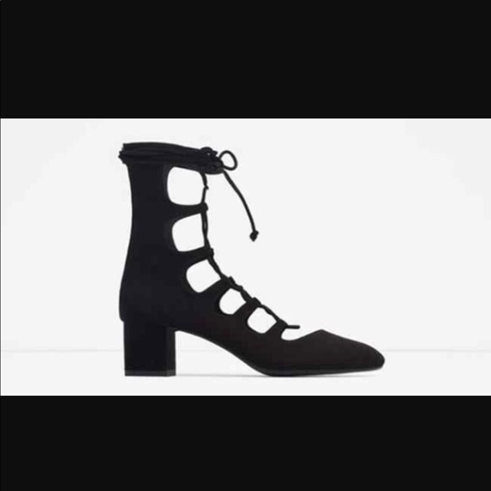 Zara lace up shoes