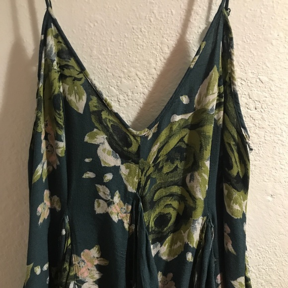 Free People Green Floral Dress - Picture 2 of 4