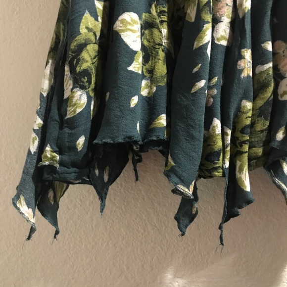 Free People Green Floral Dress - Picture 3 of 4